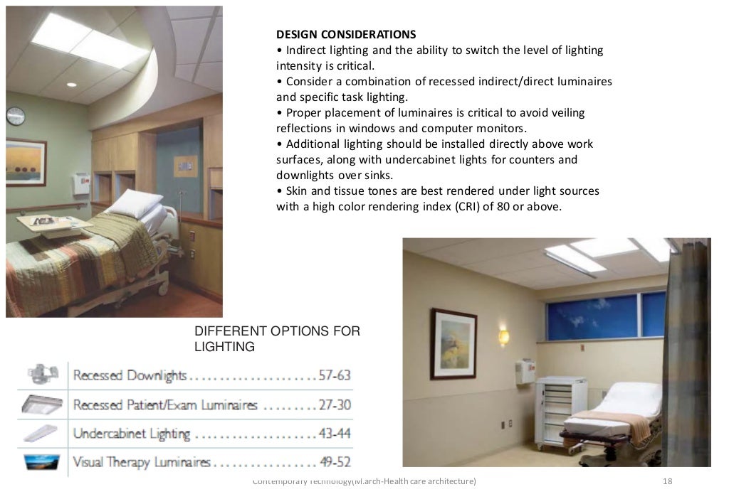LIGHTING IN HOSPITALS