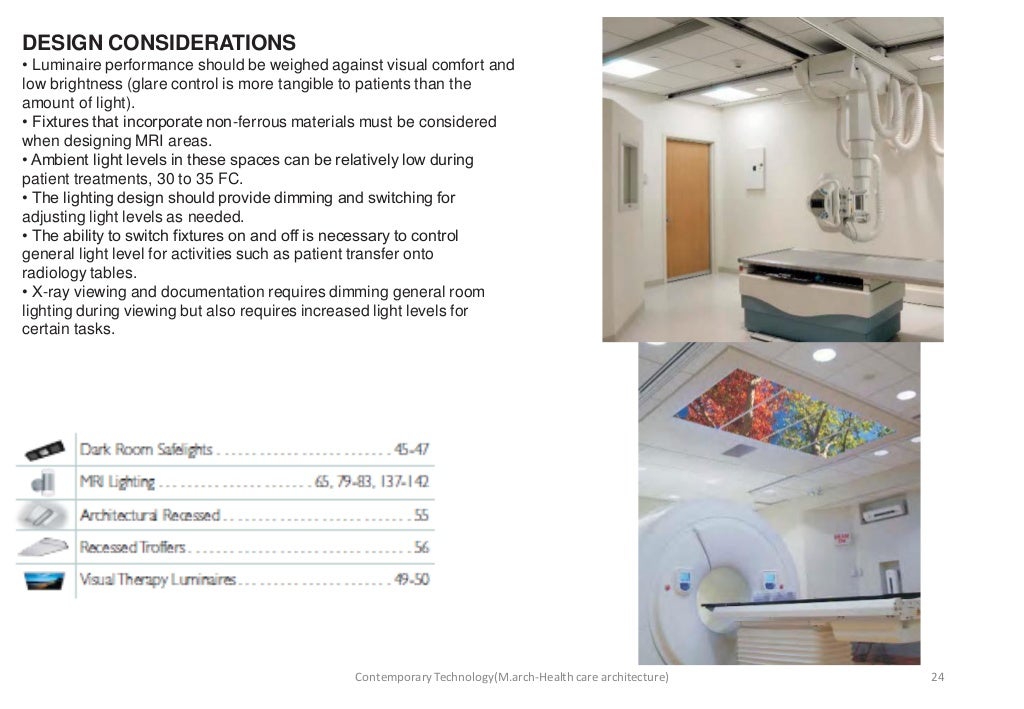 LIGHTING IN HOSPITALS