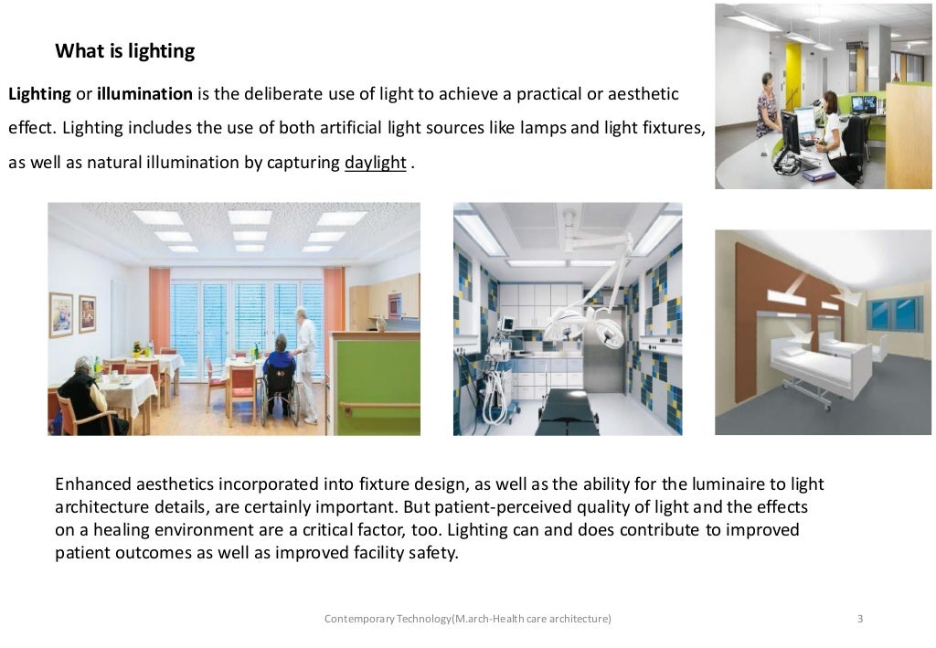 LIGHTING IN HOSPITALS