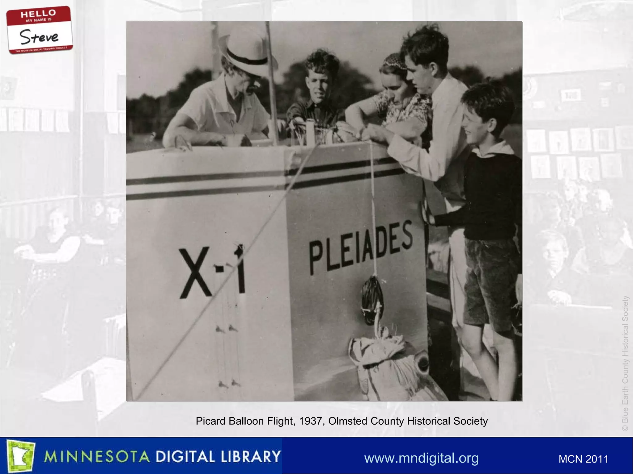Picard Balloon Flight, 1937, Olmsted County Historical Society 