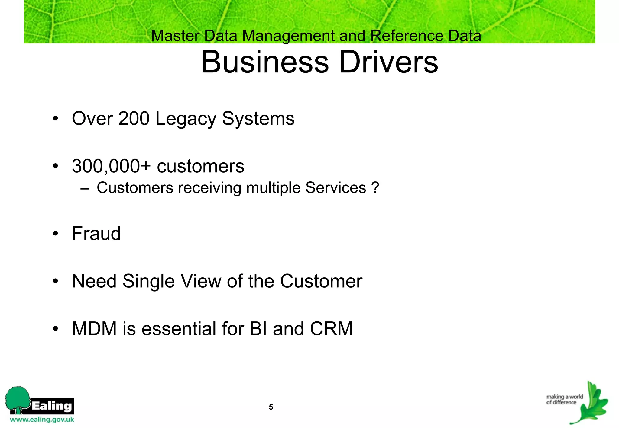 Mdm And Ref Data | PPT