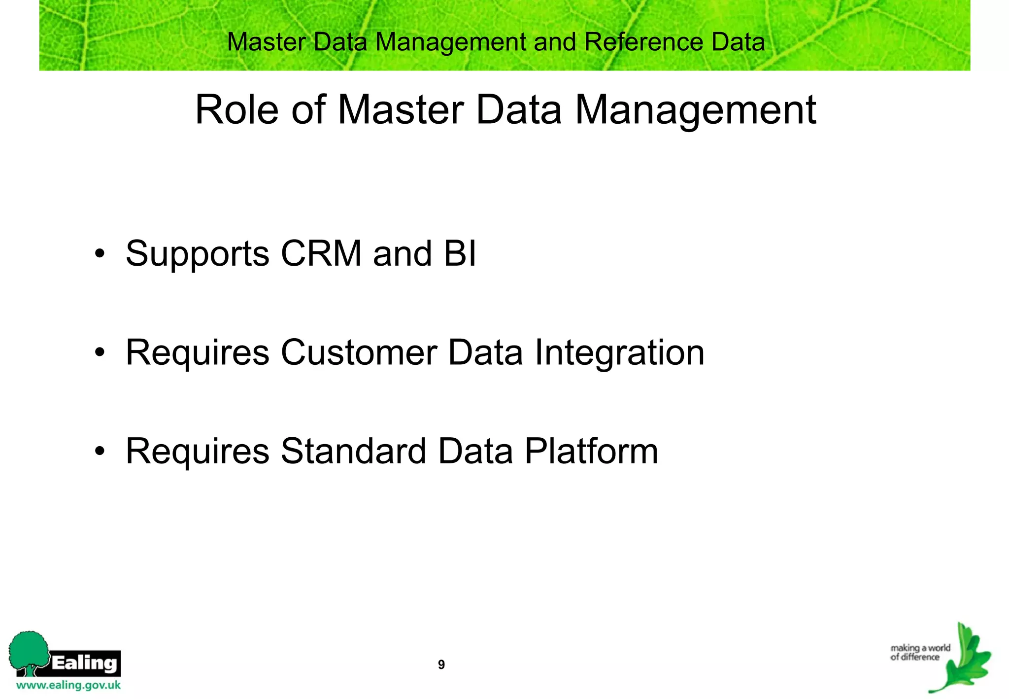 Mdm And Ref Data | PPT