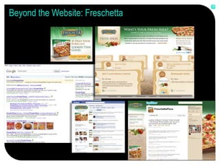 26


Beyond the Website: Freschetta
 
