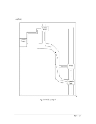 3 | P a g e
Location :
Fig: Landmark Complex





 