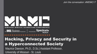Hacking, Privacy and Security in a Hyperconnected Society | PPT