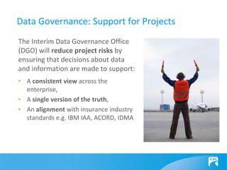 Provides guidance and support</li></li></ul><li>Data Governance Definitions<br />Data Governance Office – an organizationa...