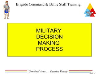 MILITARY  DECISION MAKING  PROCESS 