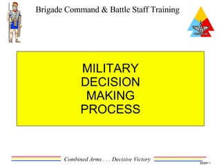 MILITARY DECISION MAKING PROCESS 