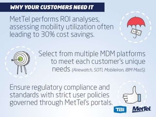 MDM with TBI and MetTel