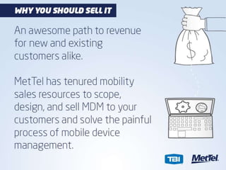 MDM with TBI and MetTel