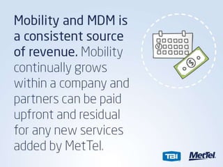 MDM with TBI and MetTel