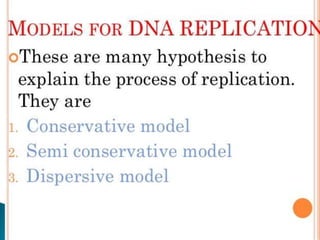 Replication In Eukaryotes and Prokaryotes | PPTX