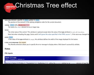 Christmas Tree effect
 