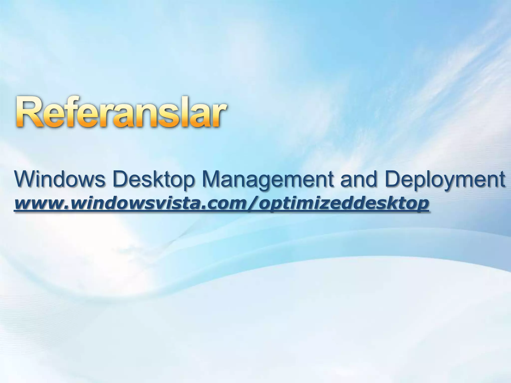 Microsoft Desktop Optimization Pack (MDOP)