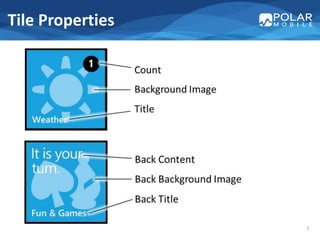 Tile Properties




                  7
 