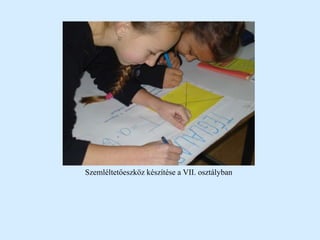 Szemléltetőeszköz készítése a VII. osztályban
 