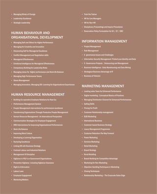 Management Development Programme Guide | PDF