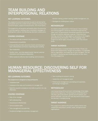 Management Development Programme Guide | PDF