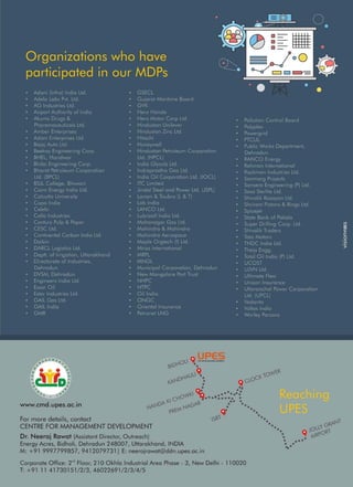 Management Development Programs Schedule 2016