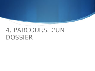 4. PARCOURS D'UN
DOSSIER
B. Prost - 2013 32
 