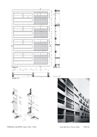 TERRAGNI, GIUSEPPE ( Italia 1904- 1943) Casa del Facio, Como, Italia 1932-35
 