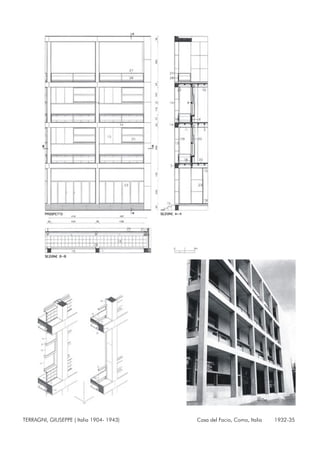 TERRAGNI, GIUSEPPE ( Italia 1904- 1943) Casa del Facio, Como, Italia 1932-35
 
