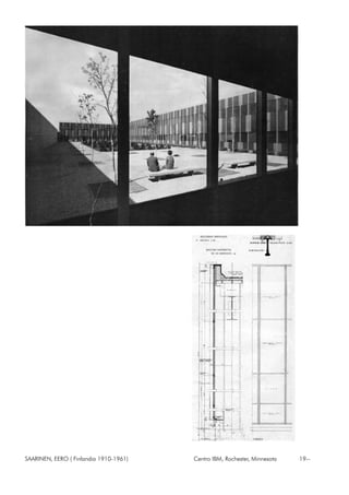 SAARINEN, EERO ( Finlandia 1910-1961) Centro IBM, Rochester, Minnesota 19--
 