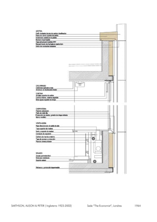 SMITHSON, ALISON & PETER ( Inglaterra 1923-2002) Sede “The Economist”, Londres 1964
 