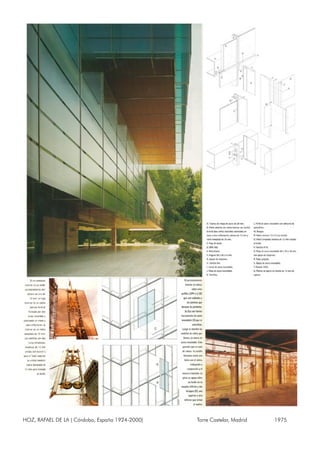 HOZ, RAFAEL DE LA ( Córdoba, España 1924-2000) Torre Castelar, Madrid 1975
 