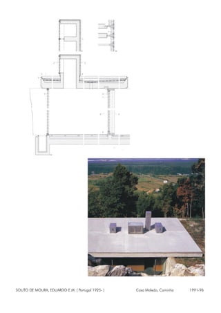 SOUTO DE MOURA, EDUARDO E.M. ( Portugal 1925- ) Casa Moledo, Caminha 1991-96
 