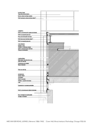 MIES VAN DER ROHE, LUDWIG ( Alemania 1886-1969) Crown Hall, Illinois Institute of Technology. Chicago1950-56
 