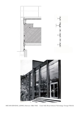 MIES VAN DER ROHE, LUDWIG ( Alemania 1886-1969) Crown Hall, Illinois Institute of Technology. Chicago1950-56
 