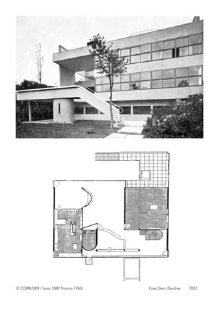 LE CORBUSIER ( Suiza 1887-Francia 1965) Casa Stein, Garches 1927
 