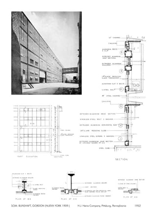 SOM. BUNSHAFT, GORDON (NUEVA YORK 1909-) H.J. Heinz Company, Pittsburg, Pennsylvania 1952
 