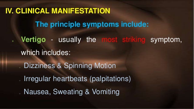meniere's disease caused by loud sounds Meniere's Disease