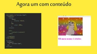Agora um com conteúdo
 