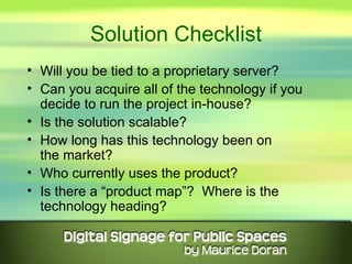 Digital Signage for Public Spaces | PPS
