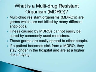 Mdro pct &amp; non clinical final-January | PPT