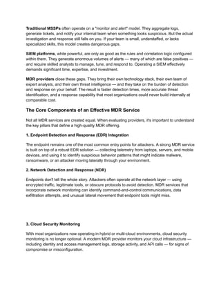Managed Detection and Response (MDR): The Future of Cyber Defense for ...