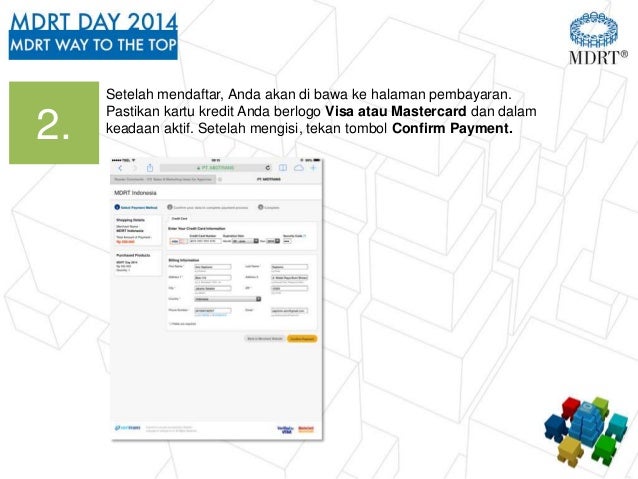 formulir pendaftaran visa 2014 Presentation Day MDRT