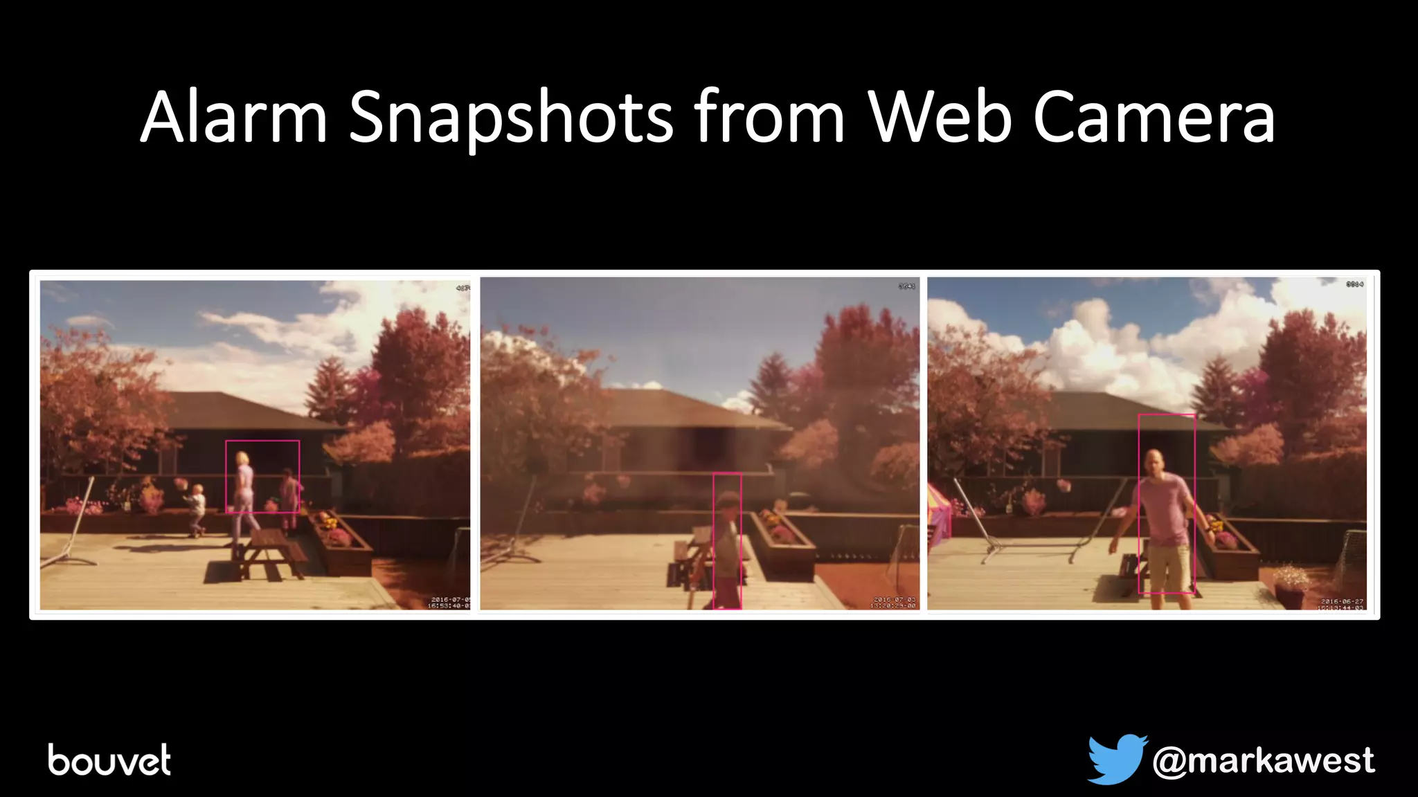 Alarm Snapshots from Web Camera
@markawest
 
