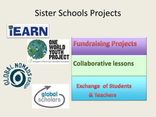 Sister Schools Projects 
Collaborative lessons 
 