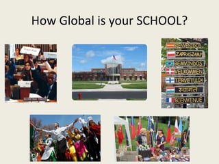 How Global is your SCHOOL? 
 