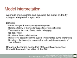 Marco Brambilla, Jordi Cabot, Manuel Wimmer.
Model-Driven Software Engineering In Practice. Morgan & Claypool 2012.
Model ...