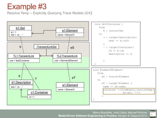 Example Tl2 Model-Driven Software Engineering in Practice - Chapter 8 - Model-to ...