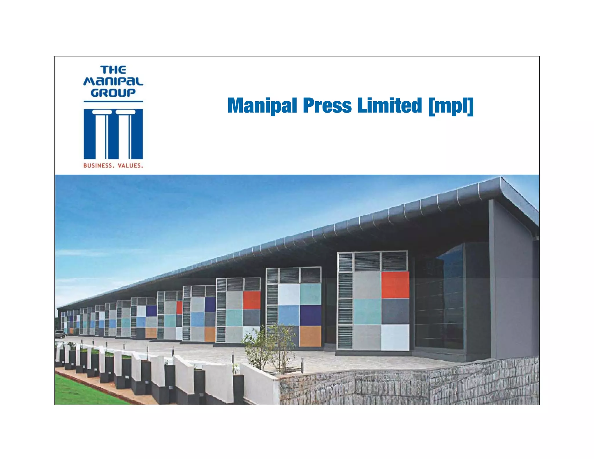 Manipal Press Limited [mpl]




www.Techmarq.eu
 