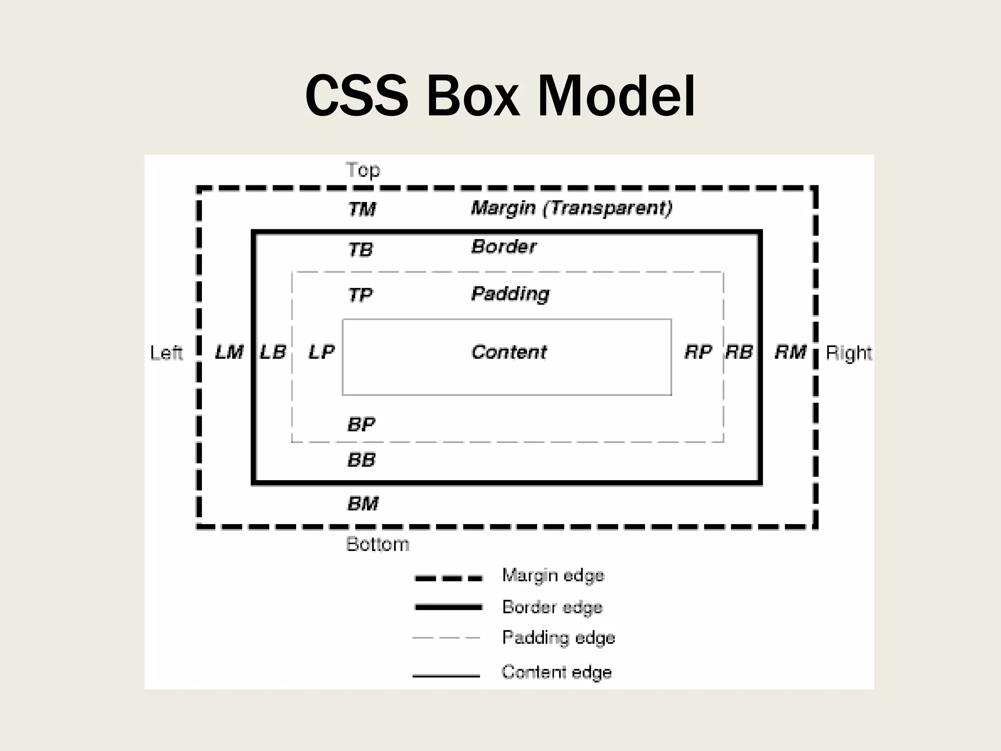 CSS Box Model
 
