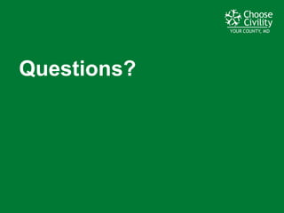 YOUR COUNTY, MDYOUR COUNTY, MDYOUR COUNTY, MD
Questions?  
 