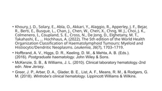 Comprehensive Updates on Myelodysplastic Neoplasms in WHO 5th Edition ...