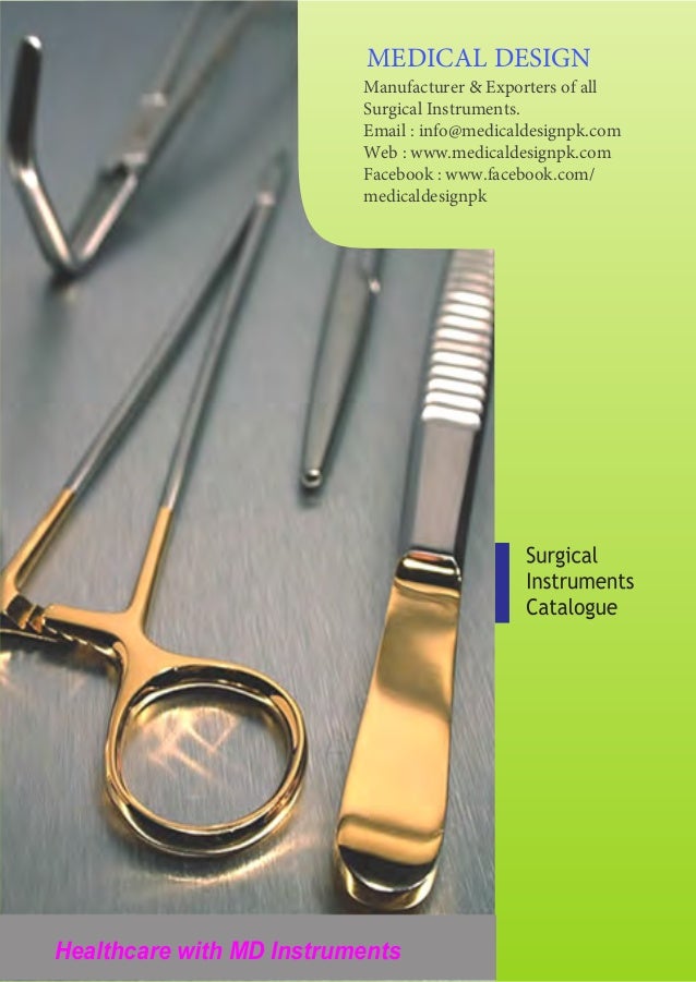 Surgical Instruments Catalogue Medical Design Sialkot Manufacturer Su…
